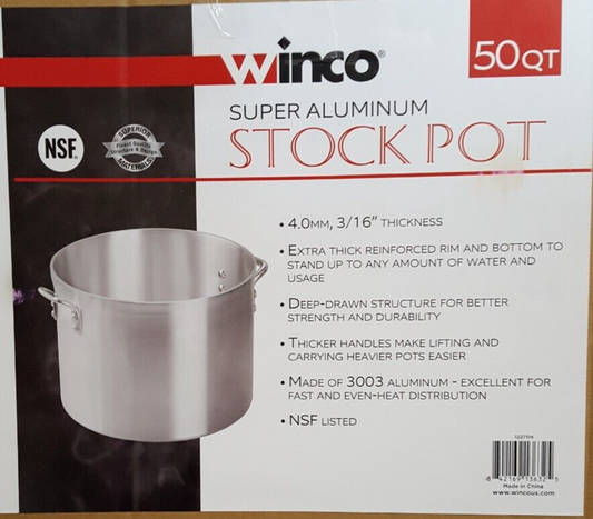 WINCO Super Aluminum Stock Pot