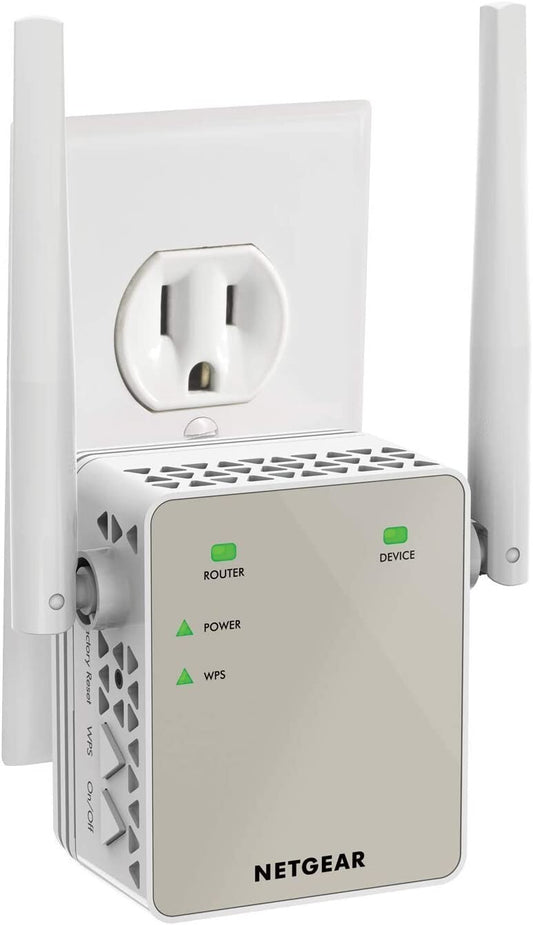 NETGEAR EX6120 WiFi Range Extender Coverage Up to Sq Ft 25 Devices w