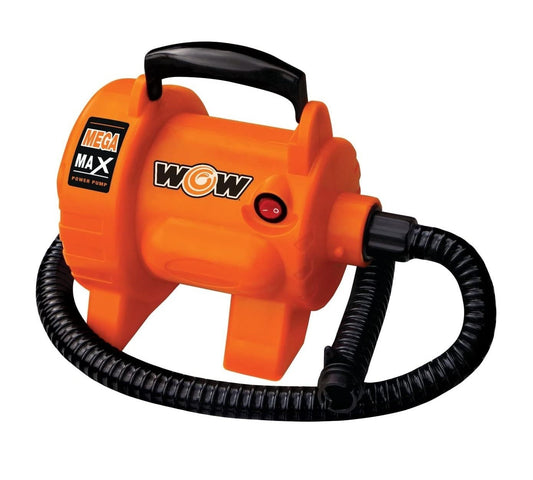 WOW Mega Max Air Pump Electric Inflator for Towables, Boats, Inflatables 3.0 PSI