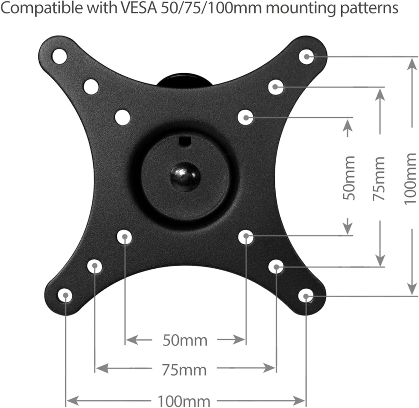 SIIG CE-MT0A12-S1 TVMonitor Tilting Mount Inch to Inch Black