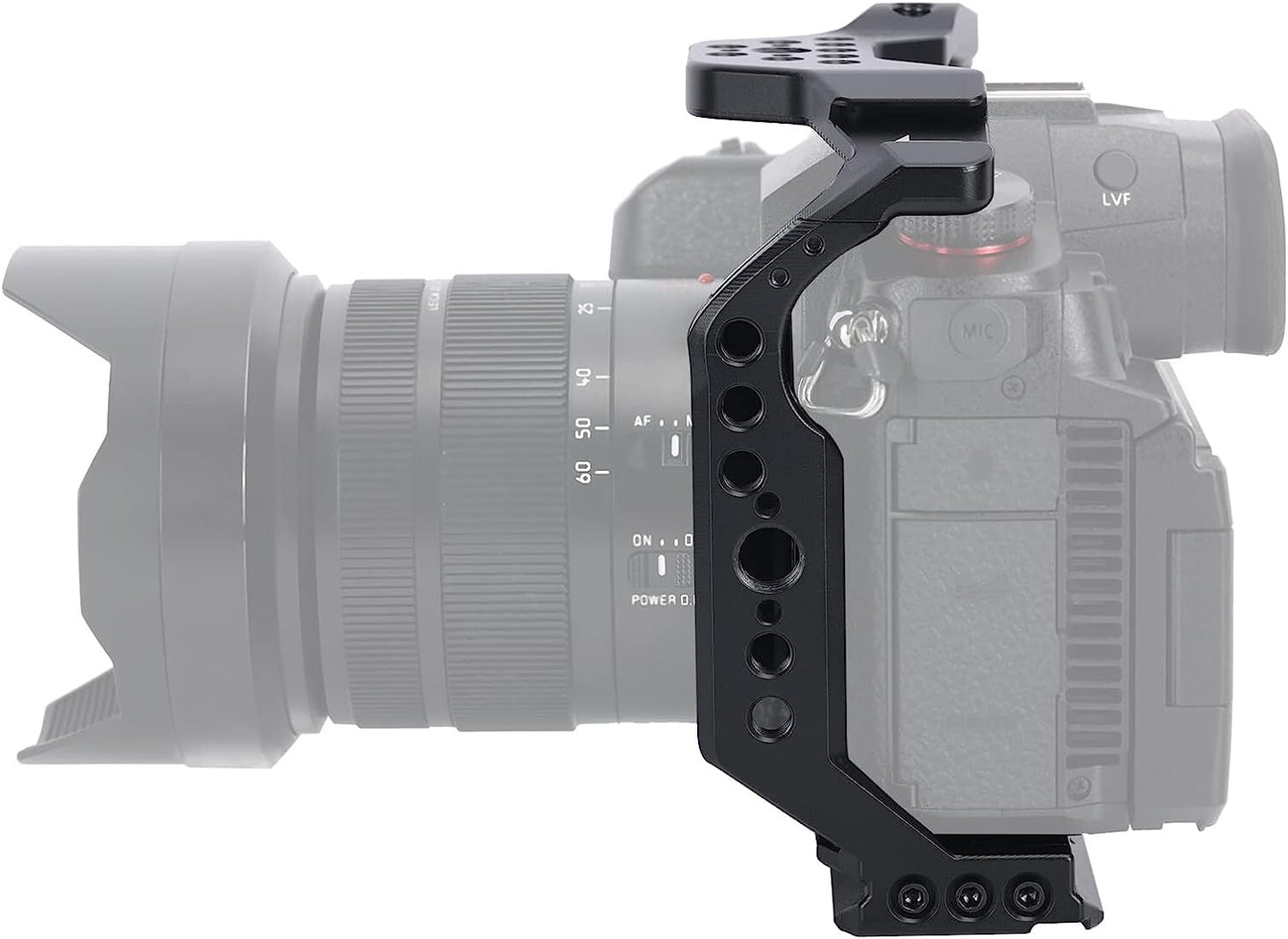 NICEYRIG GH6 Cam Cage Panasonic Lumix w Handle Handgrip