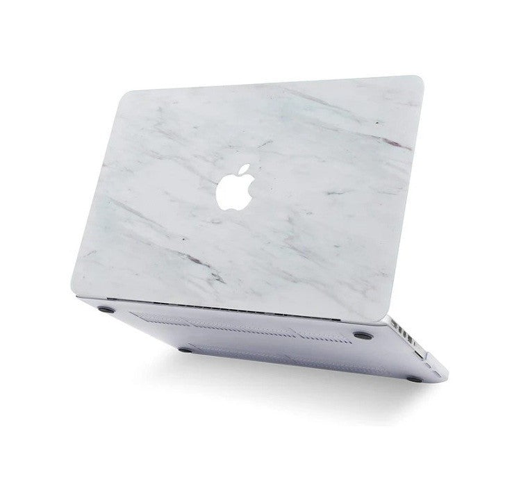 LuvCase MacBook Pro 13" A1278 Case – 5-in-1 White Marble Set w/ Sleeve & Cover