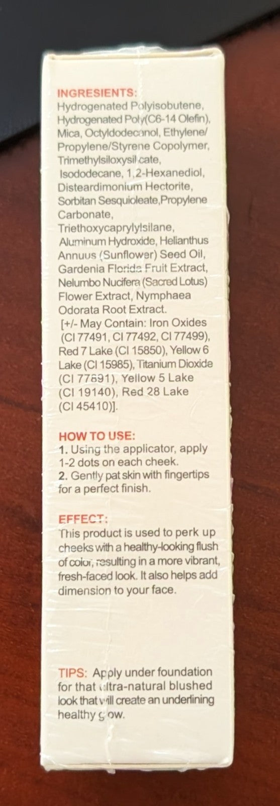 Lakerain Velvet Liquid Blush – 7.5ml – Creamy Long-Lasting Formula – EXP 03/2026