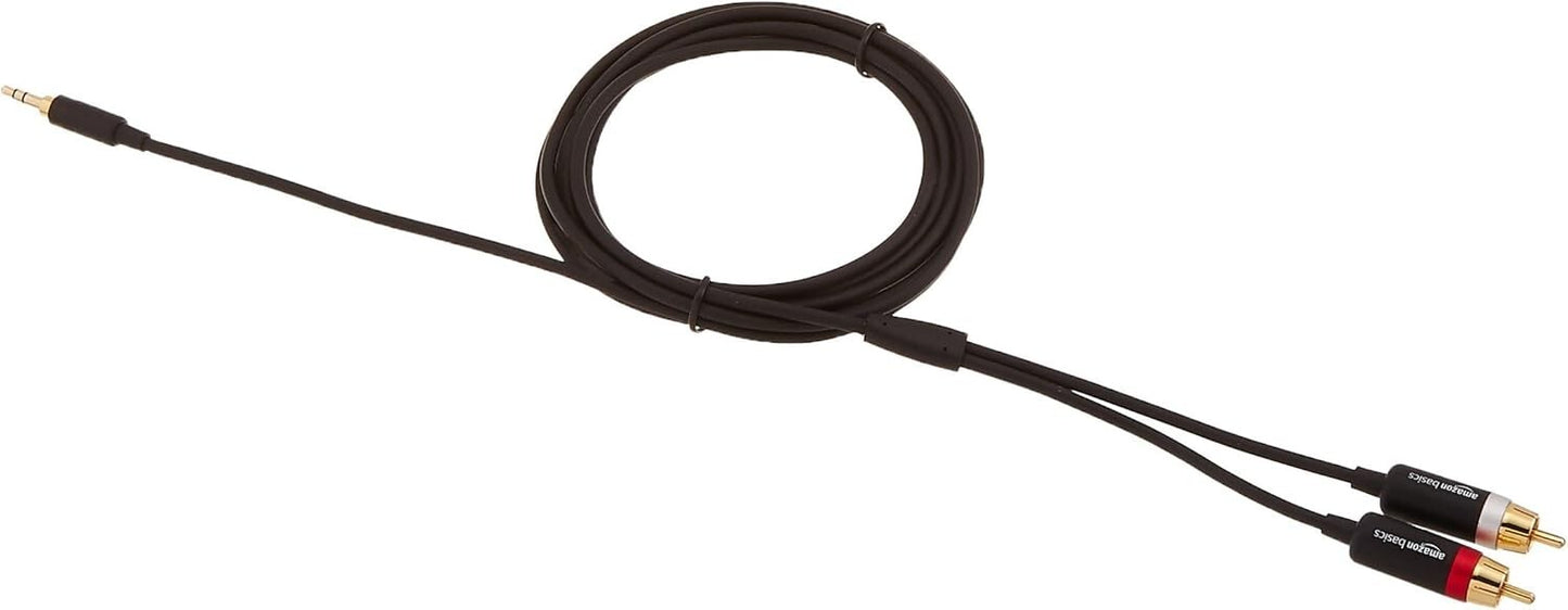 RCA Amazon Basics 35 Aux to 2 x Adapters Audio Cable Amplifiers