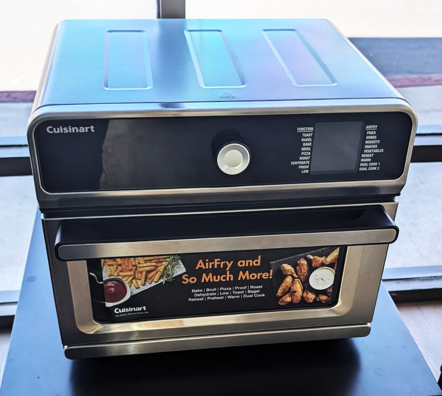 Cuisinart Digital AirFryer Toaster Oven – 0.6 cu.ft (17L), Silver CTOA-130PC3