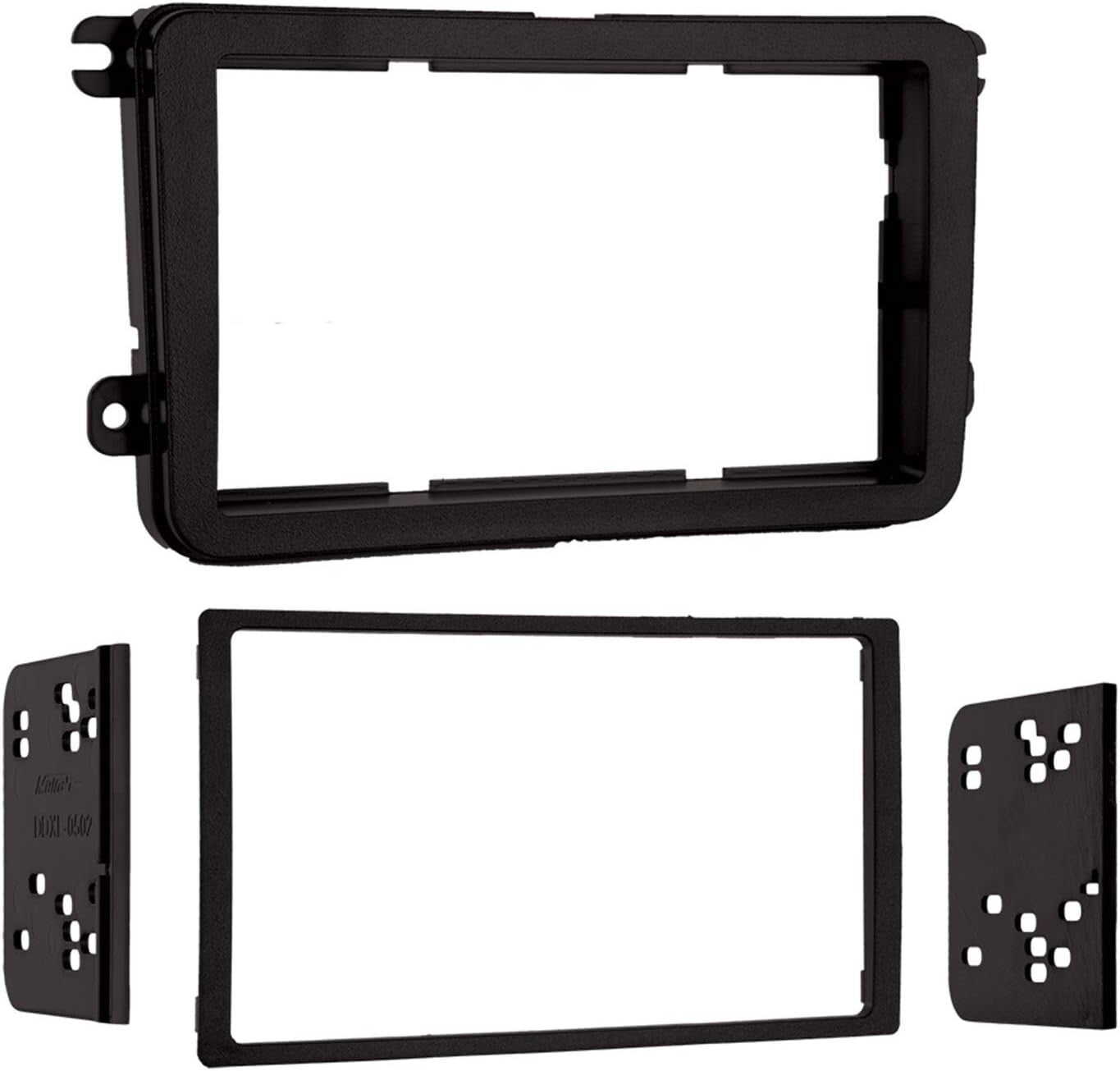 DIN Metra Electronics95 Double Mount Kit 2005Up VolkswagenMatte black