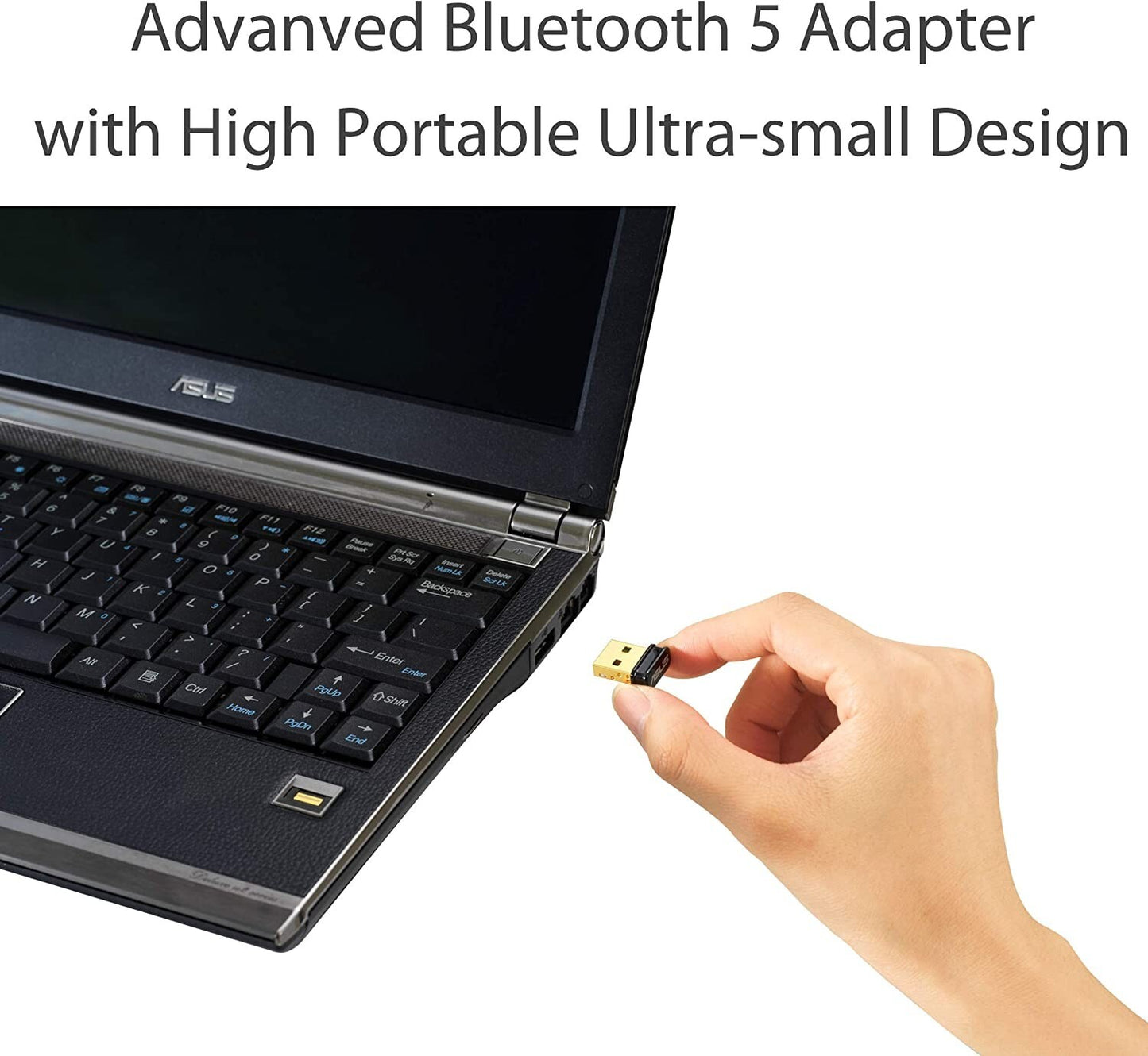 ASUS USB-BT500 Bluetooth 50 Adapter Ultra Small Design Backward Compa