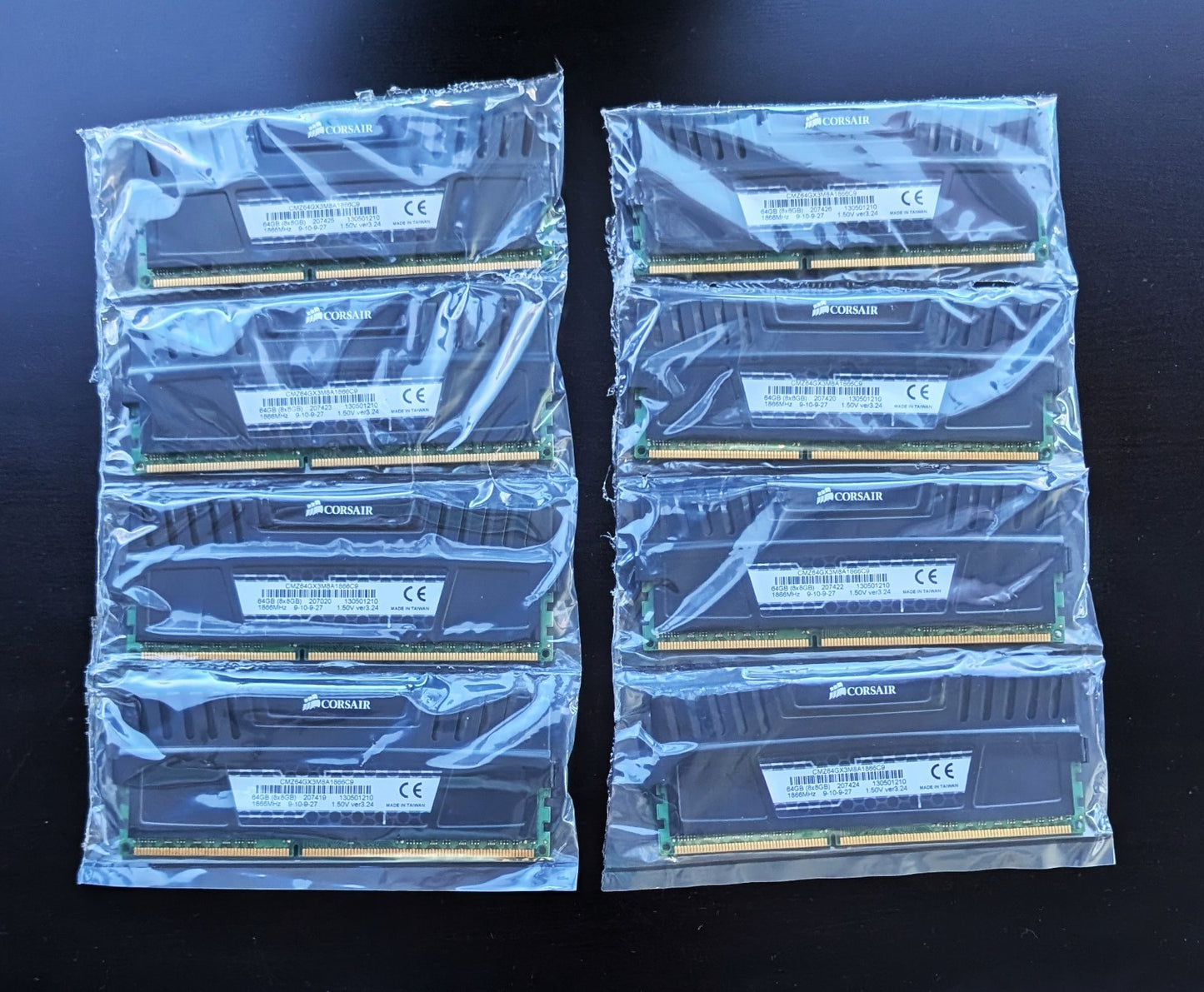 Corsair CMZ64GX3M8A1866C9 Vengeance 64GB Quad Channel DDR3 Memory Kit