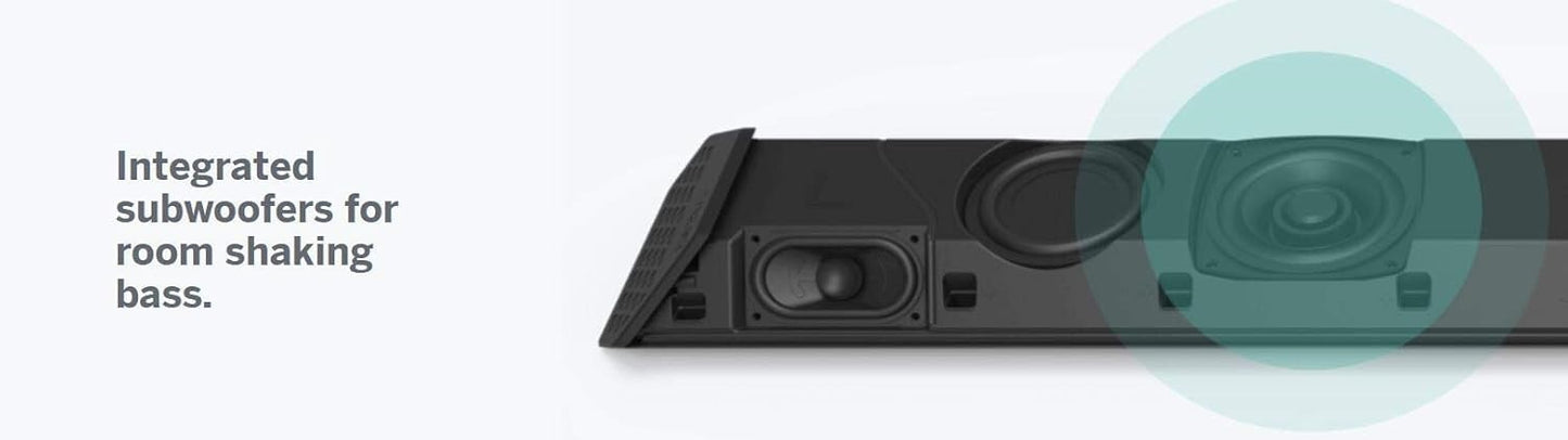 VIZIO -F6 SB362An 36 21 Channel Soundbar Builtin Dual Subwoofers