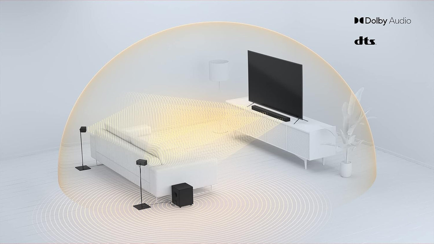 VIZIO VSeries 51 Home Theater Soundbar Dolby Audio Bluetooth Voice Assistant