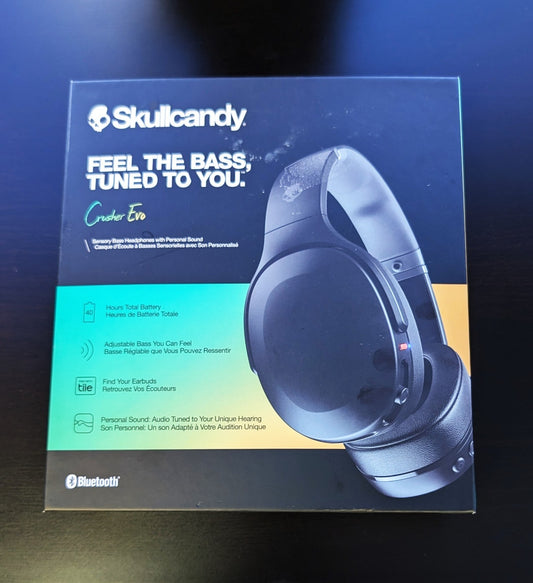 Skullcandy Crusher Evo Over-Ear Wireless Headphones with Sensory Bass with Charg