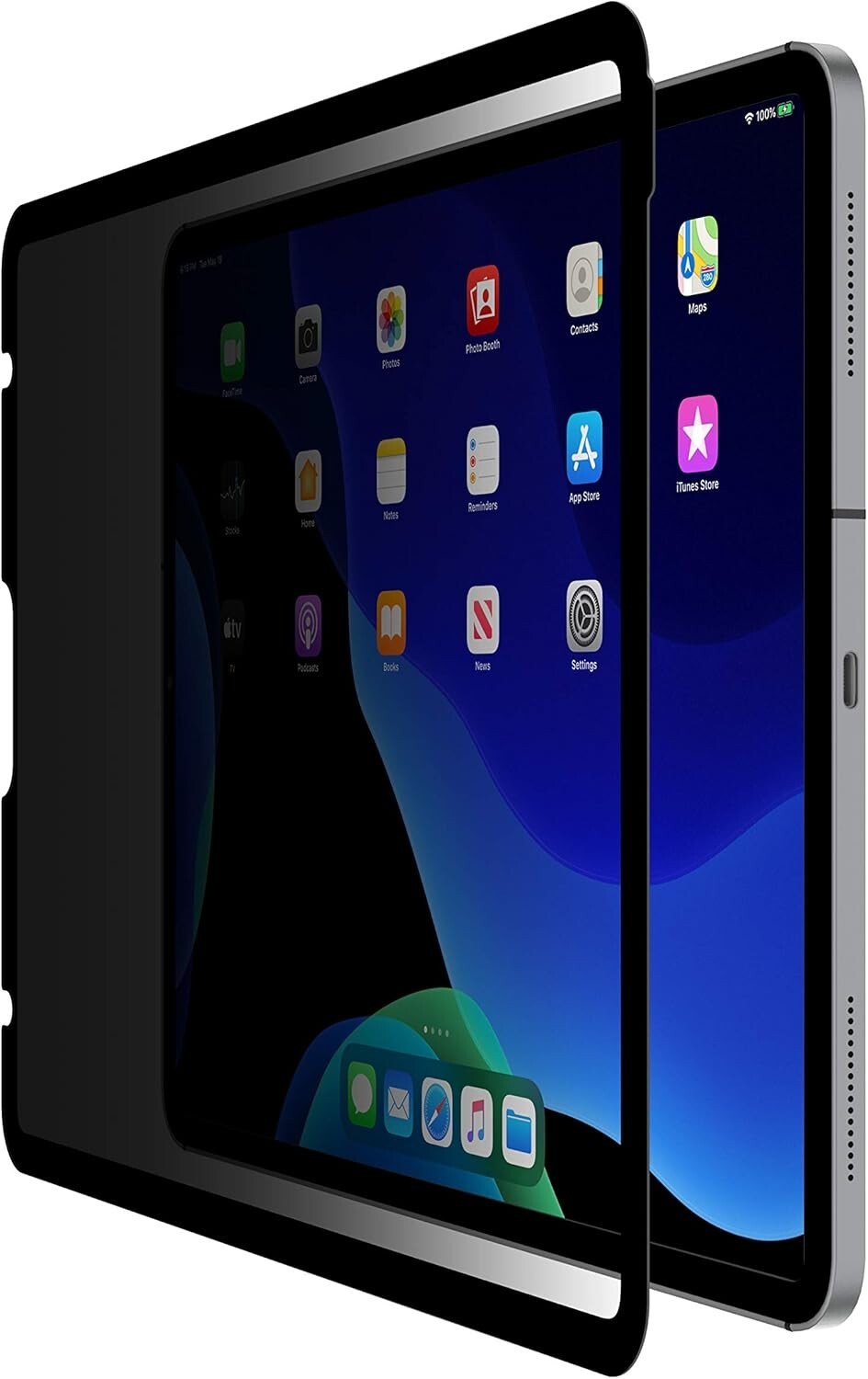CLEAR Belkin ScreenForce Screen Protector iPad 11 Removable Reusable