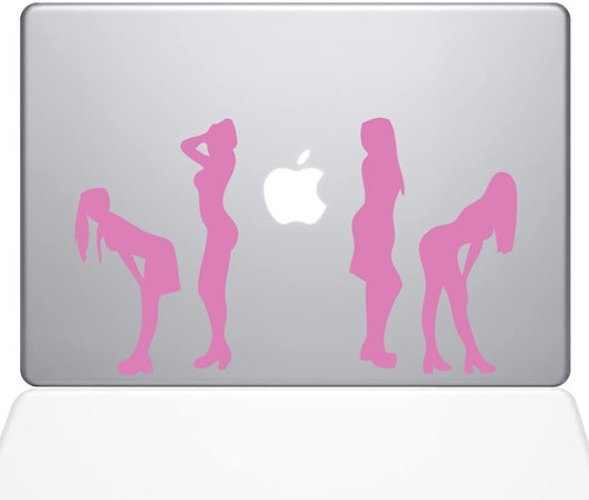 Decal Guru Posing Ladies MacBook Decal Vinyl Sticker 13 MacBook Pro