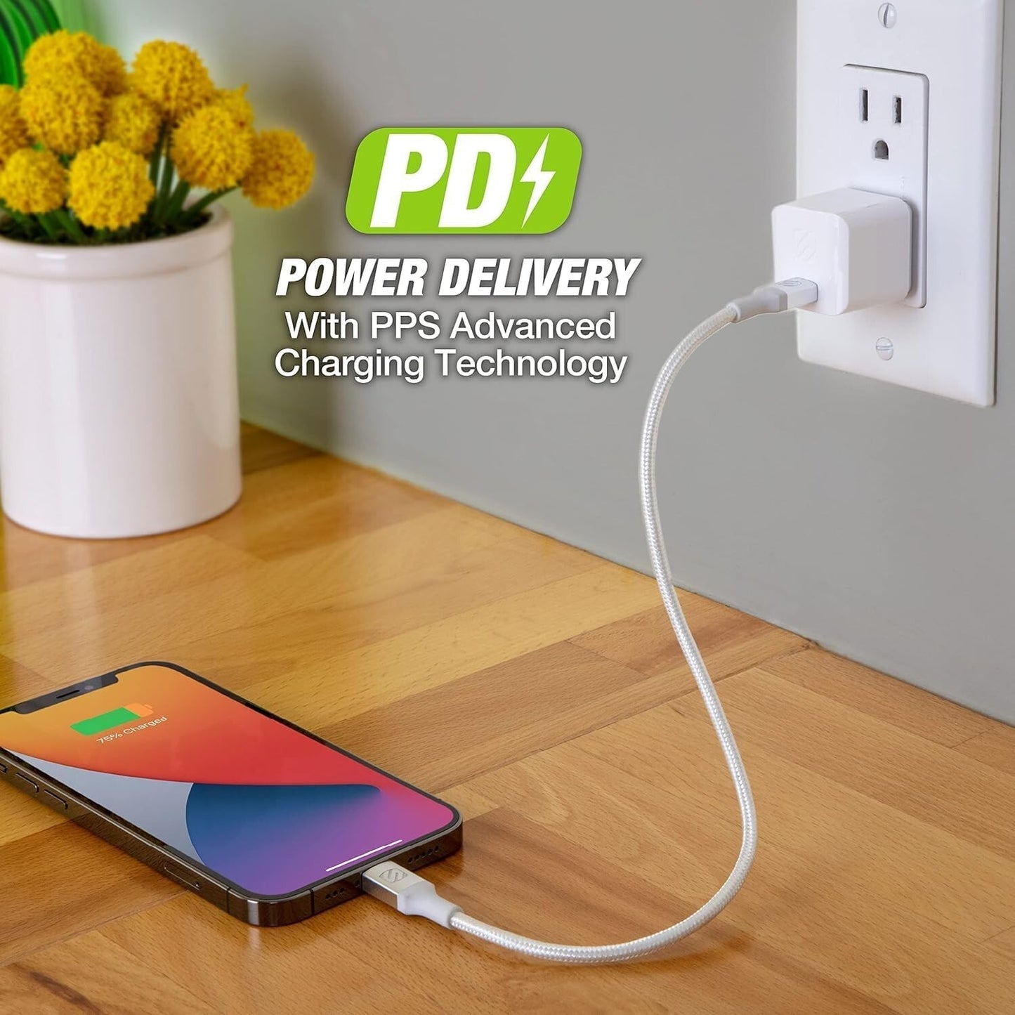 HPDC30MWT-SP 30W Scosche Powervolt TypeC Wall Charger