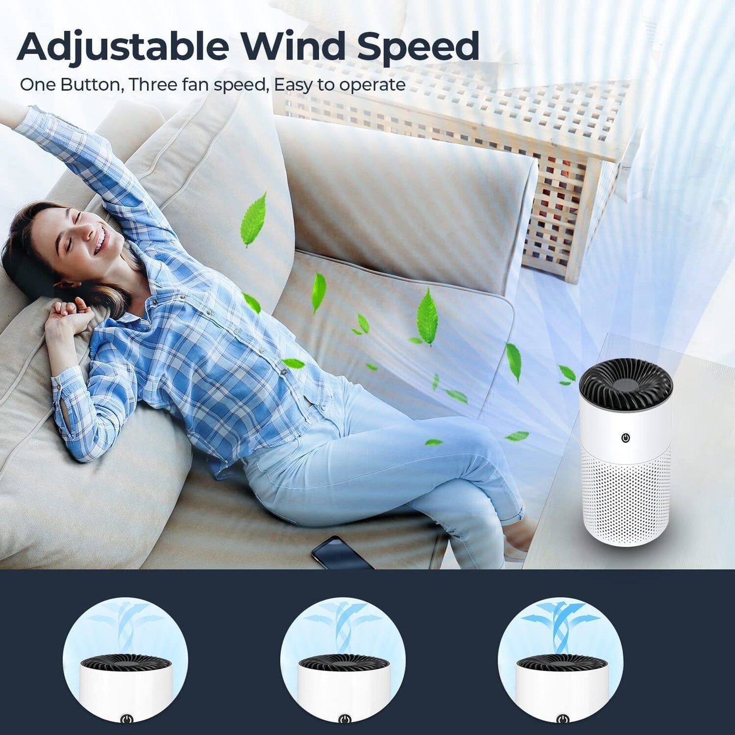 H13 HEPA Air Purifiers Home Air Purifiers Air Cleaner Smoke Pollen Dand