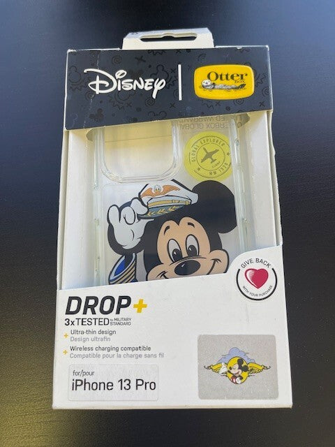ONLY Disney OtterBox Symmetry Series iPhone 13 Pro Walts Plane Pilot Mickey