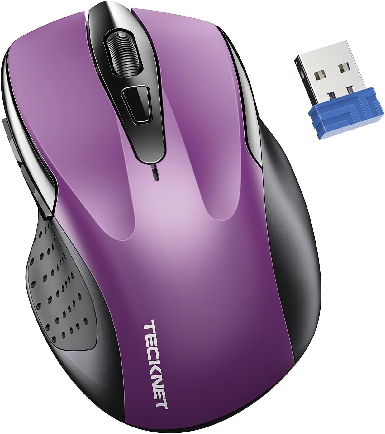 TECKNET Wireless Mouse for Laptop, Silent Mouse Quiet Click, Computer Mouse Wire