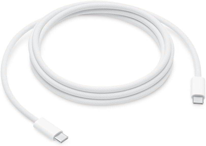 240W USB-C Apple Charge Woven Cable 2 m White
