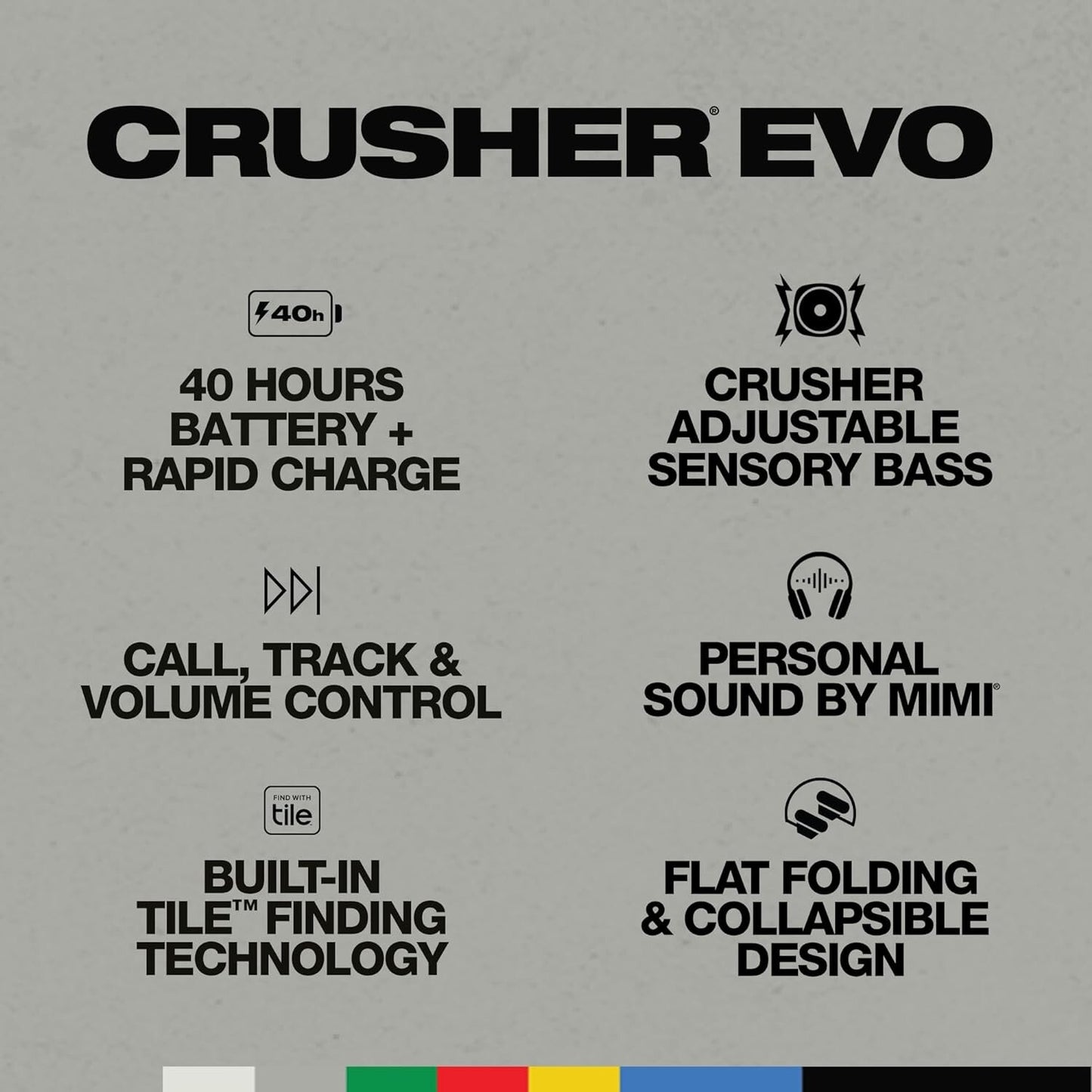Skullcandy Crusher Evo Over-Ear Wireless Headphones