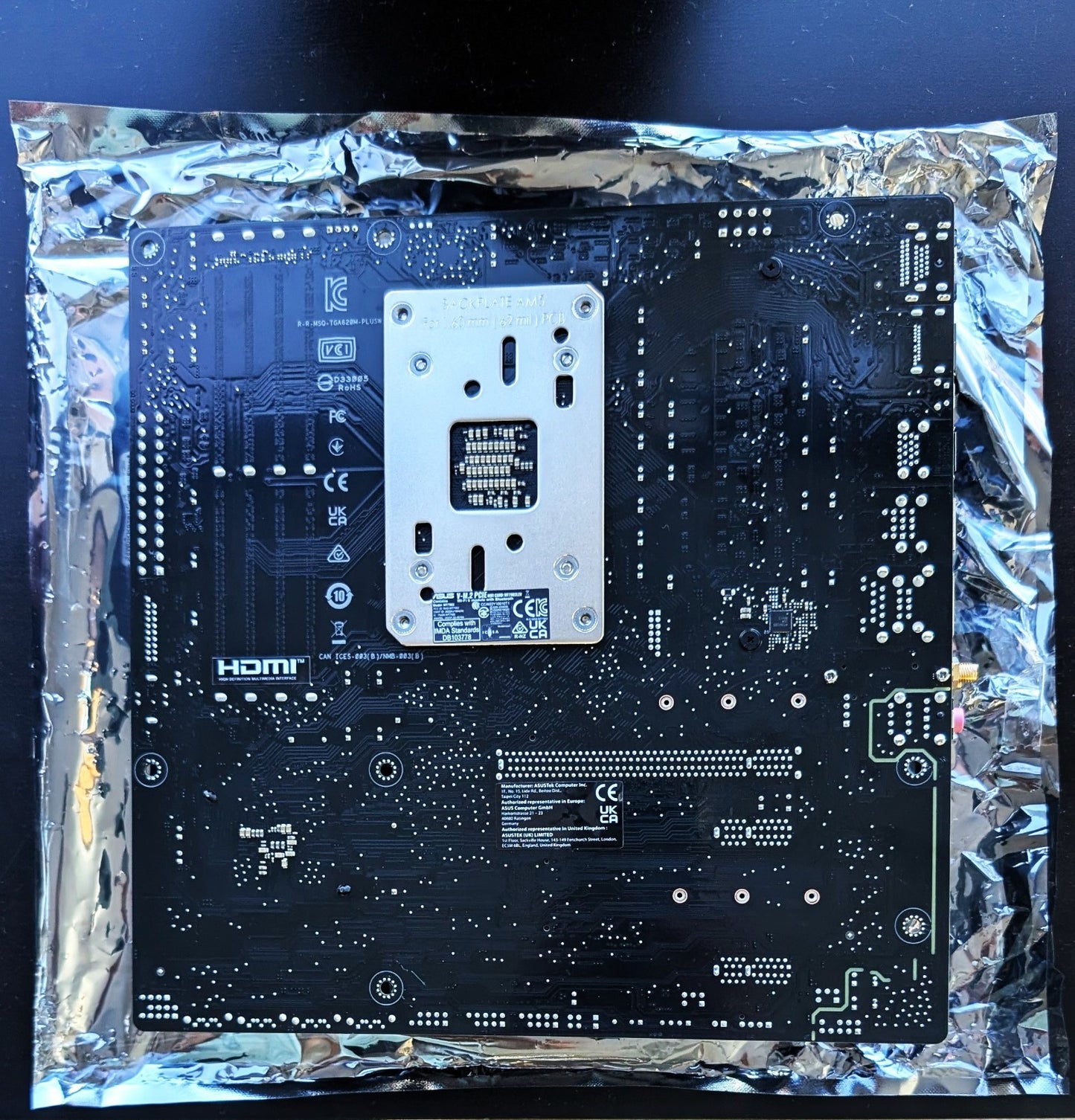 ASUS TUF A620M-PLUS WiFi AM5 mATX Motherboard – DDR5, M.2, Wi-Fi 6, HDMI