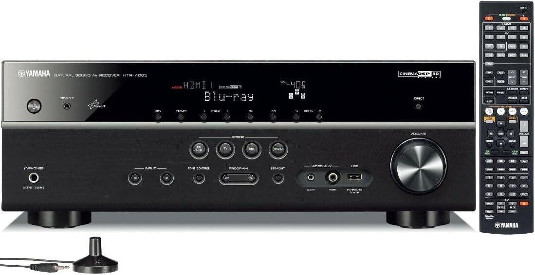 HDMI HTR-4065 Yamaha 51 Channel AV 51Channel Network AV Receiver Airplay