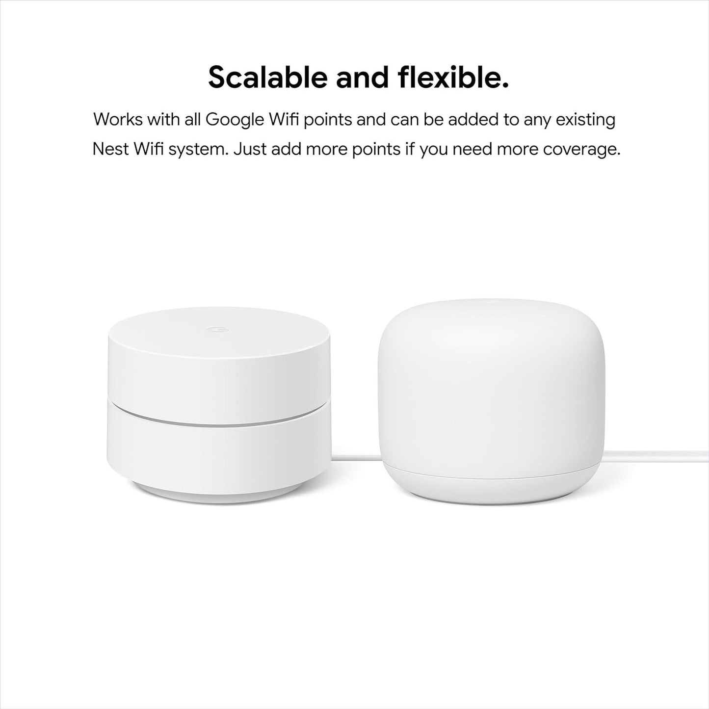GA02430-US Google Wifi Whole Home WiFi System White w/ Parental Control - 1-Pack