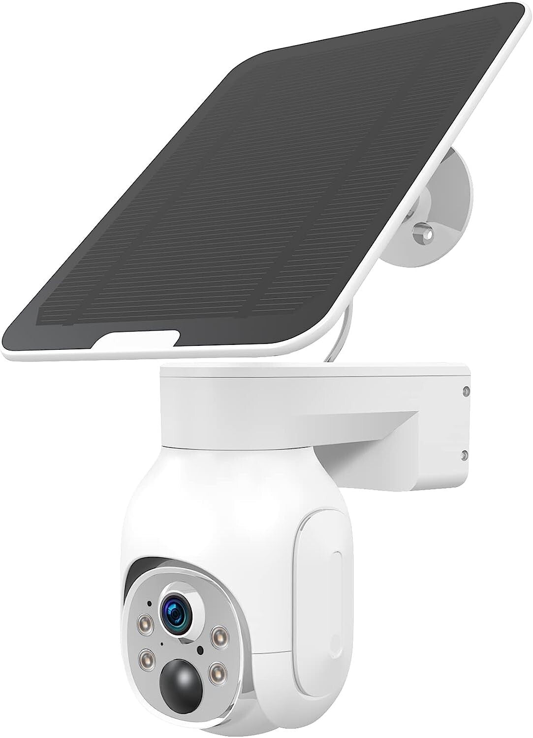 LTE SIM 4G Cellular Solar Security Camera Outdoor Card Battery Powered
