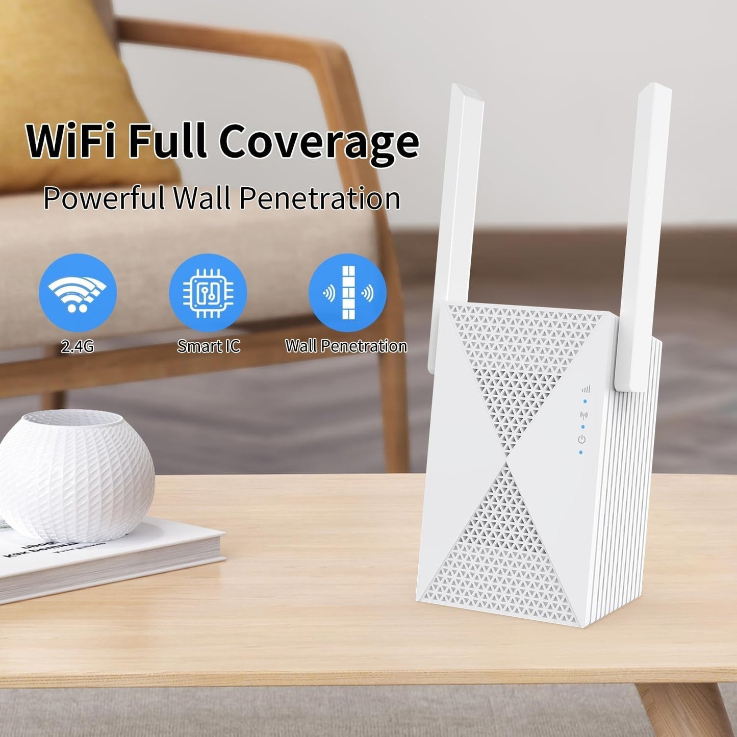 2025 Fastest WiFi Extender – Coverage up to 9999 sq.ft, Ethernet & Access Point