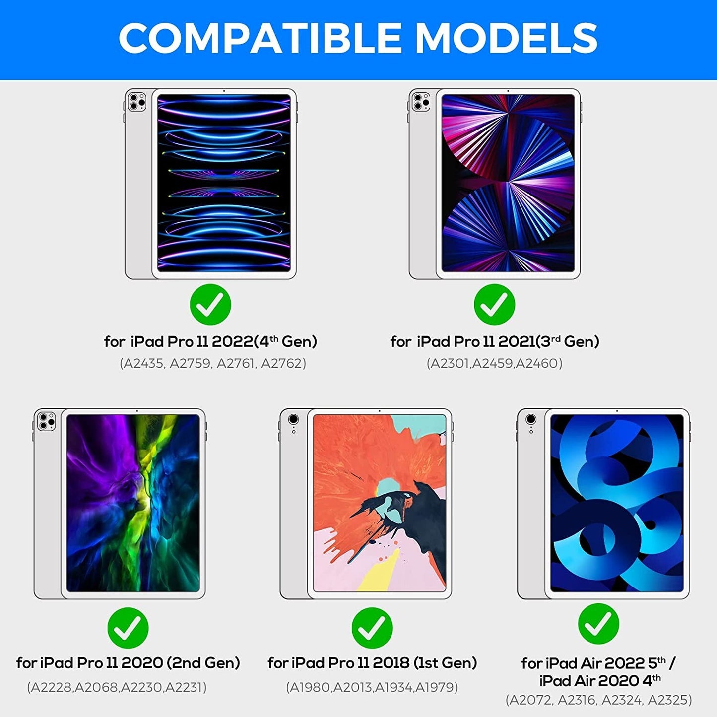 2022 11- typecase Edge Magnetic Keyboard iPad Pro inch Air 5th Gen 109inch