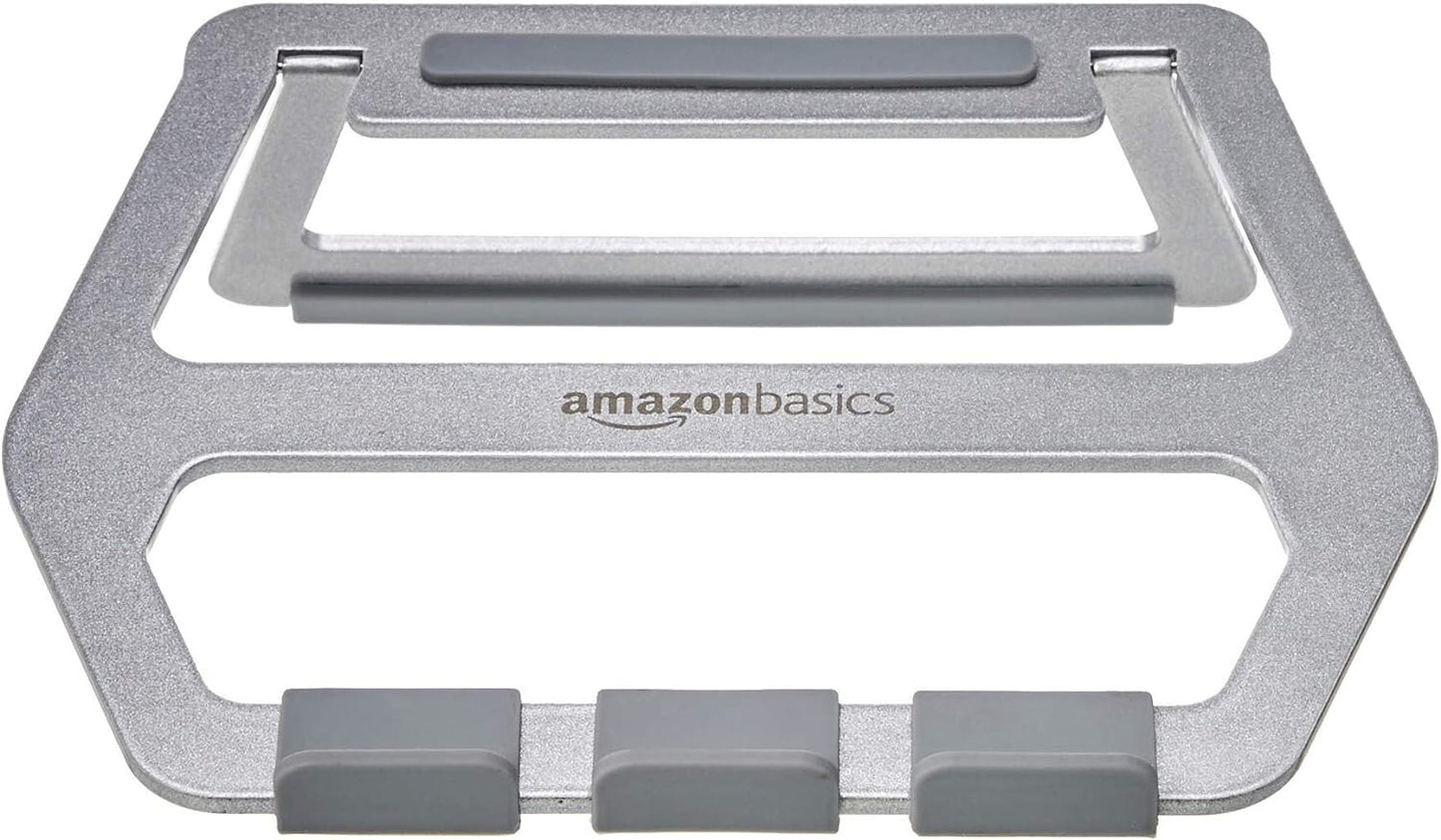 Amazon Basics Aluminum Portable Foldable Support Stand Laptops up to 15