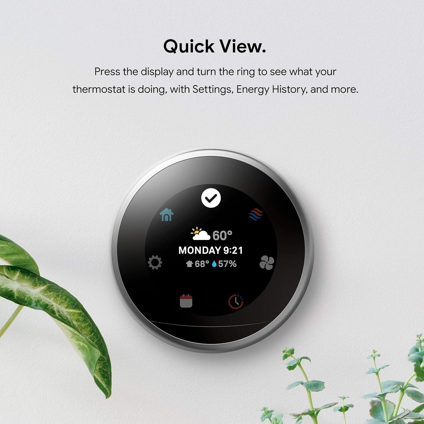 Google Nest Learning Thermostat Programmable Smart Thermostat Home 3rd