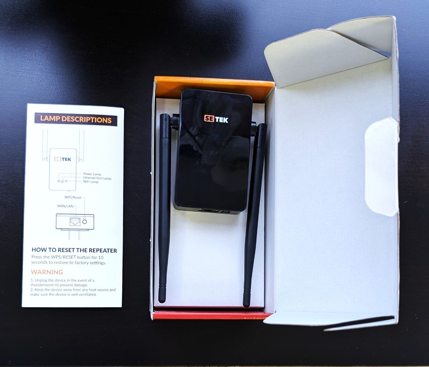 DrillTop WiFi Extender – 2000 Sq Ft Coverage, 14 Devices, LAN, 2 Antennas