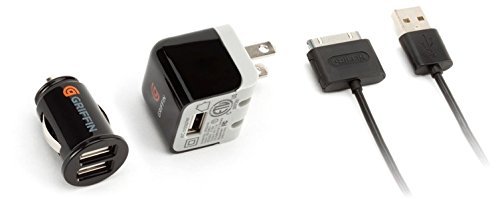 Griffin CAR WALL PowerDuo Micro Iphone Ipod 5W Black