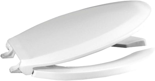 Centoco 820STS-001 Elongated Toilet Seat Open Front w/ Cover Commercial White