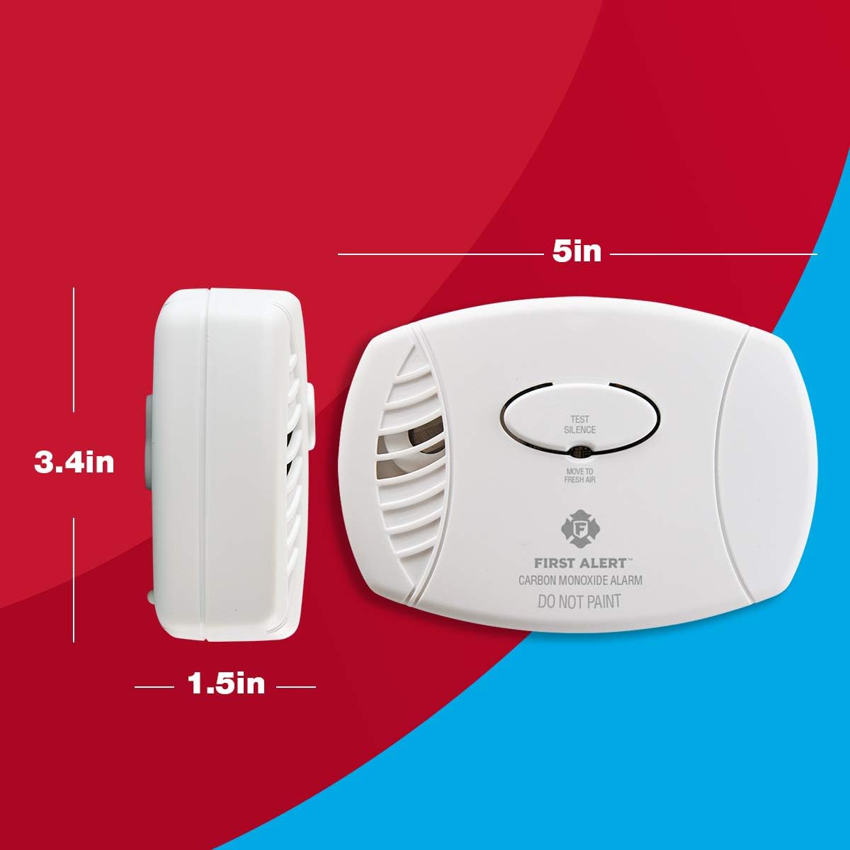 First Alert CO400 Carbon Monoxide Detector Battery Operated CO Alarm
