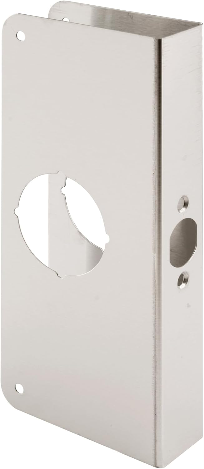 Prime-Line U 9585 Stainless Steel Door Reinforcement Lock Plate 1-3/8in