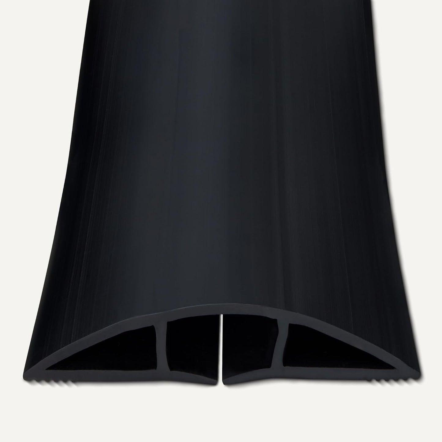 Amazon Basics Floor Cord Cover 6ft 2.6in Cable Protector Concealer Black