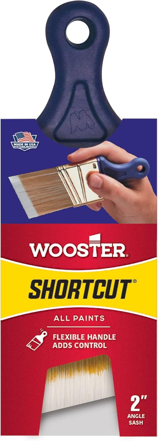 Wooster Q3211-2 Shortcut Angle Sash Paintbrush 2 Inch White