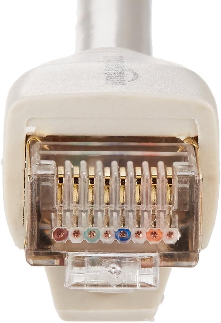AmazonBasics RJ45 Cat7 Network Ethernet Patch/LAN Cable for Personal Computer-3 Feet,White