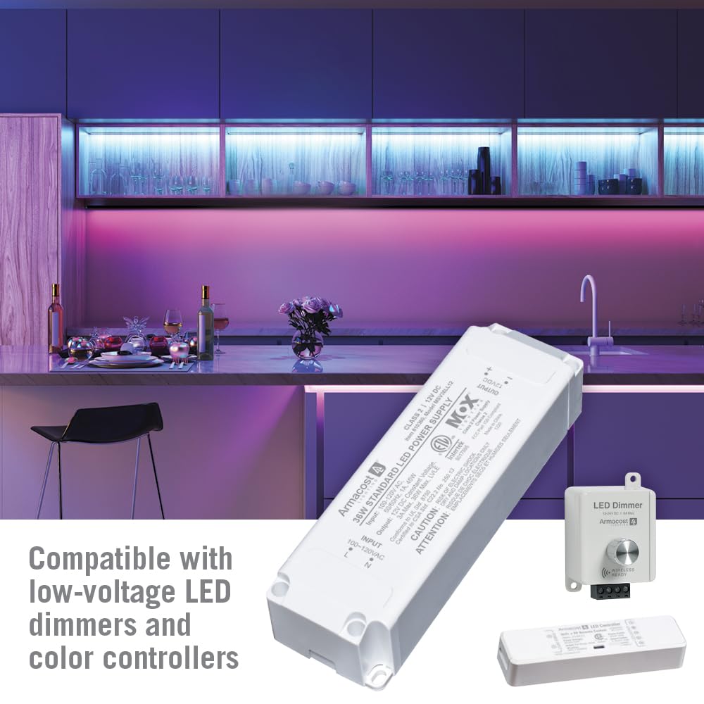 Armacost Lighting 810360 Standard LED Power Supply Driver White