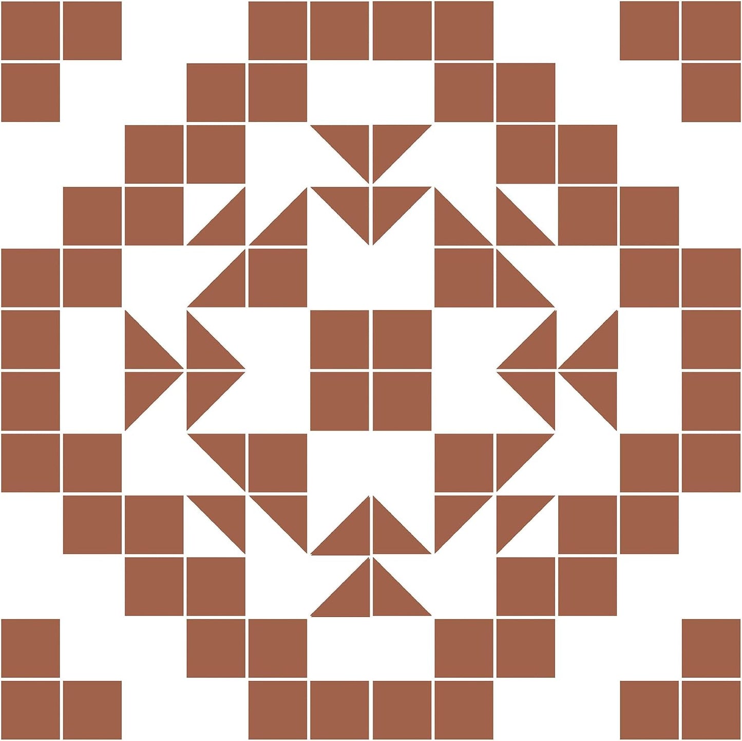 FloorPops FP4946 Matias Peel & Stick Floor Tiles 12x12in Terracotta