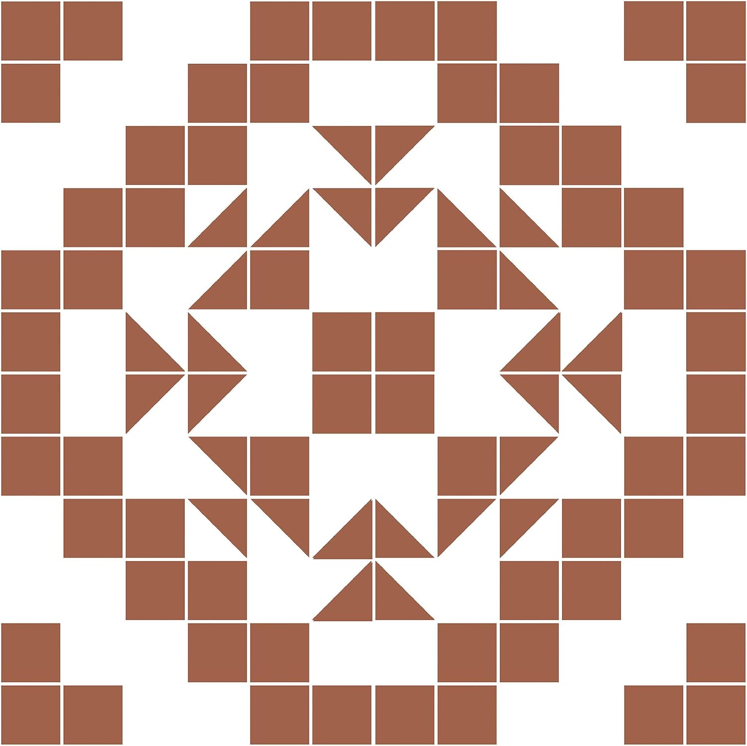 FloorPops FP4946 Matias Peel & Stick Floor Tiles 12x12in Terracotta