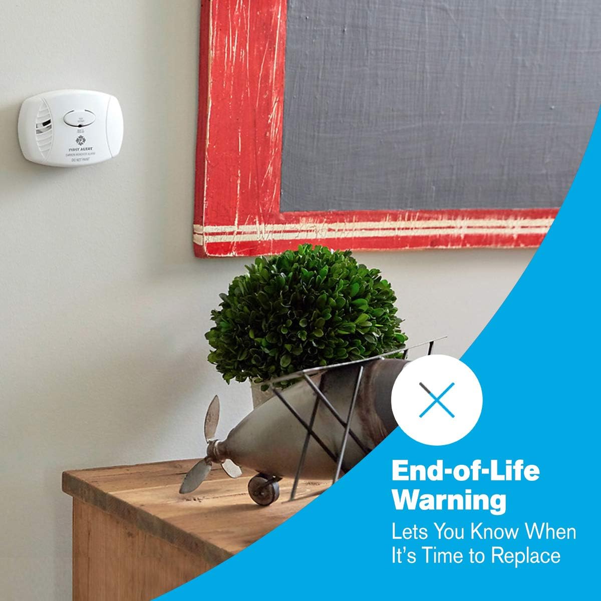 First Alert CO400 Carbon Monoxide Detector Battery Operated CO Alarm