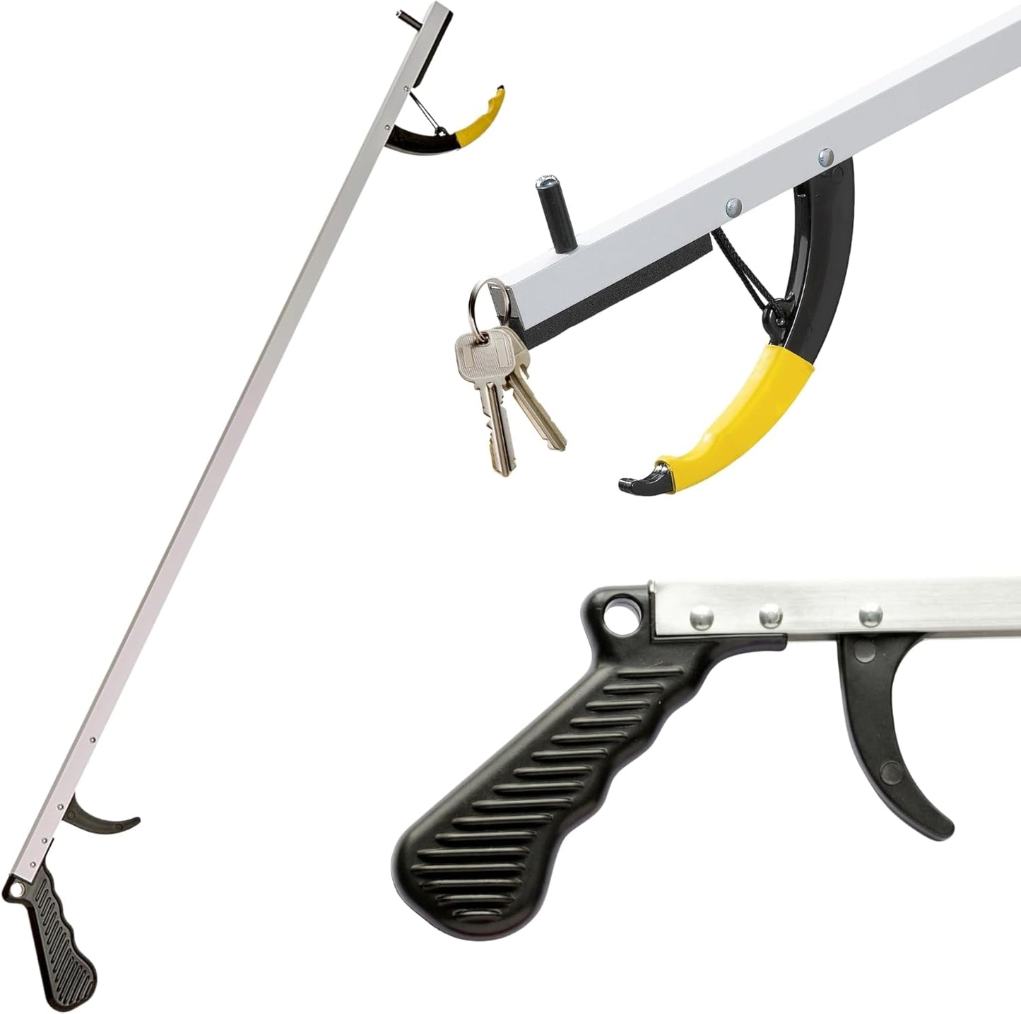 Sammons Preston 32in Reacher Grabber Tool w/ Magnetic Tip Ergonomic Grip