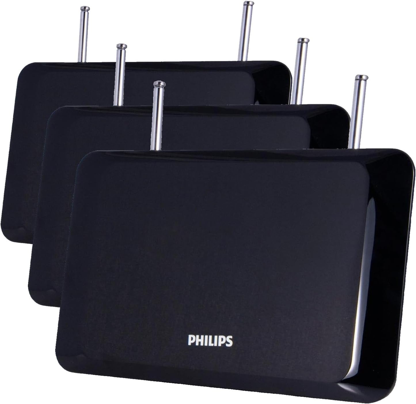 Philips SDV1227B/27 Indoor TV Antenna Digital HDTV 4K 1080P VHF UHF 6ft Cable