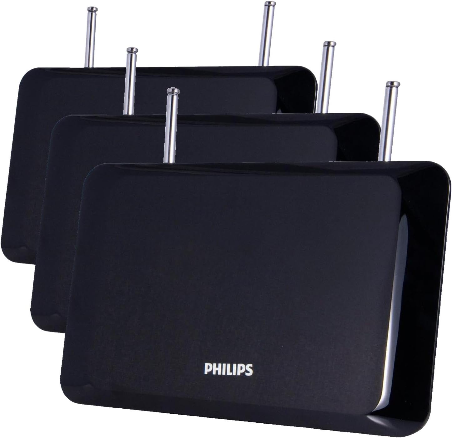 Philips SDV1227B/27 Indoor TV Antenna Digital HDTV 4K 1080P VHF UHF 6ft Cable