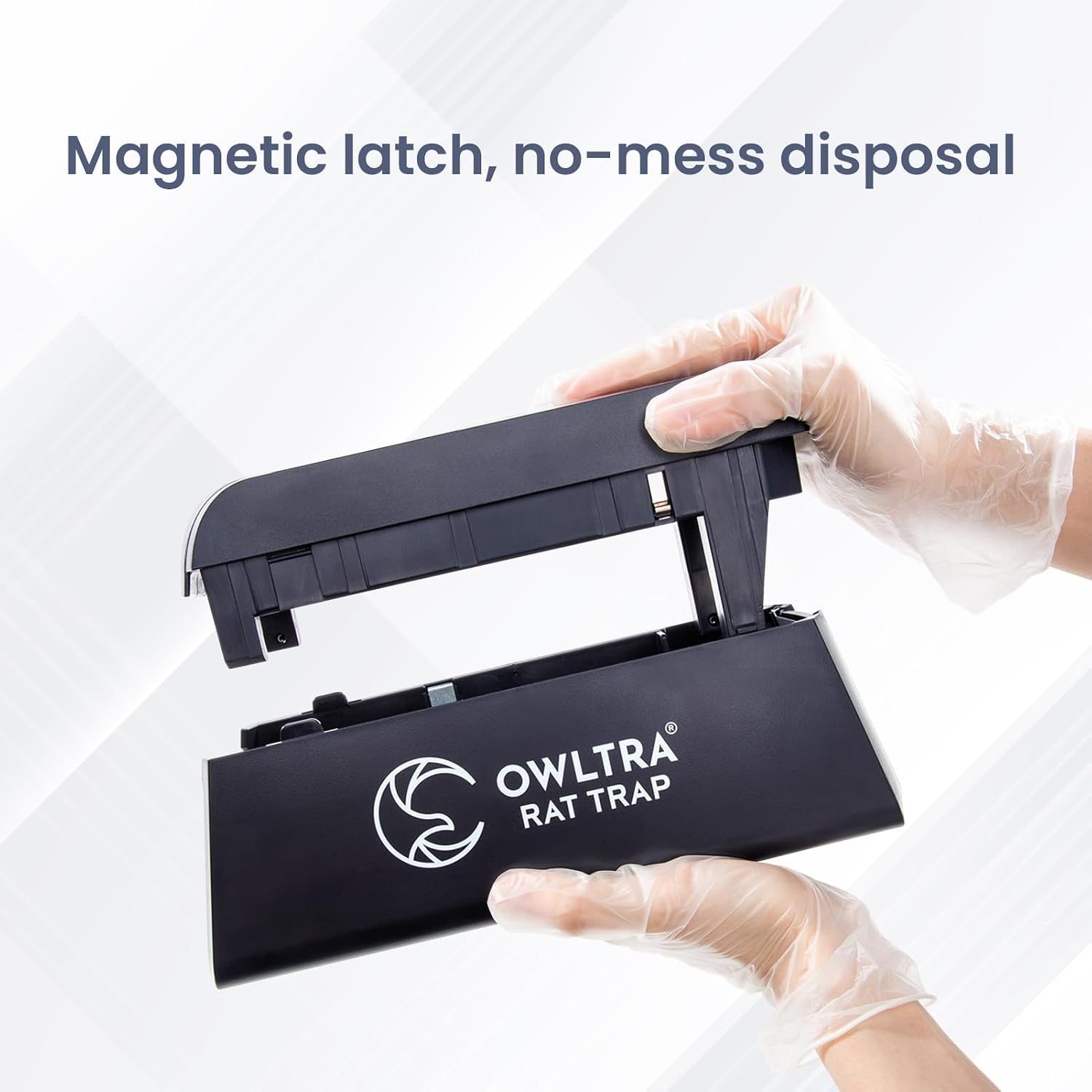 OWLTRA OW-1 Indoor Electric Rat Trap Instant Kill Rodent Zapper Large Black