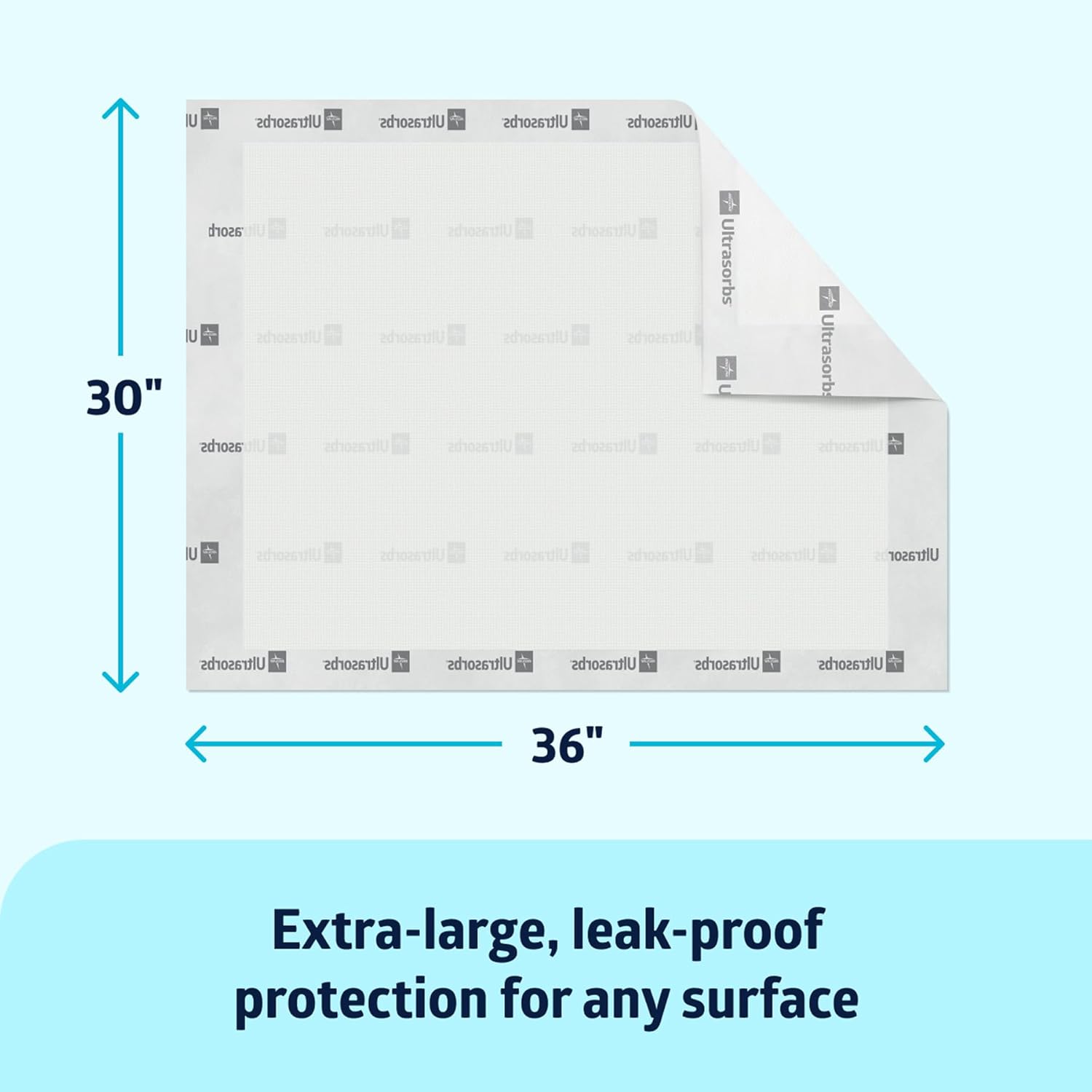 Medline Ultrasorbs Drypads 30x36 25ct Disposable Bed Pads Underpads Absorbent
