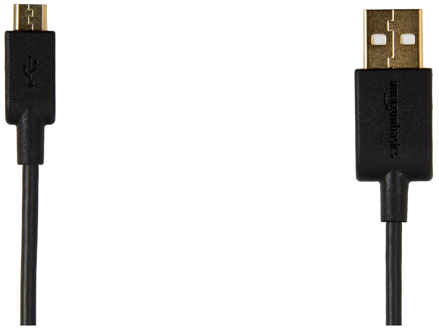 Amazon Basics 7A82V4 Connection Cable, USB 2.0, USB A Male to Micro USB B Male (1 Piece), 3 Feet, Black
