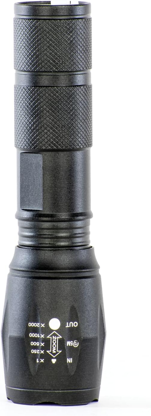 Dorcy 41-4379 200 Lumen Ultra HD LED Rechargeable Flashlight w/ Power Bank
